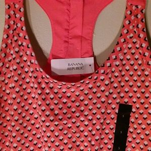 Banana Republic Small Peach Tank-Top NWT
